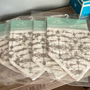 NWT Aden + Anais bandana bibs pick pink blue or gray